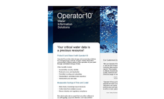 Operator10 Water Product Sheet