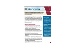 Chemical Data Reporting Services (CDR) Brochure