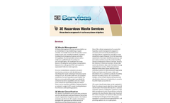 3E Hazardous Waste Services Brochure