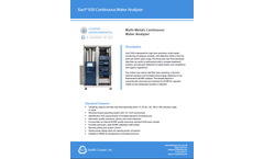 Xact - Model 920 - Xact - Model 920 - Multi-Metals Continuous Water Analyzer - Datasheet
