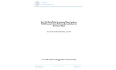 Xact® 920 - Multi-Metals Continuous Water Analyzer Preliminary Field Trials Case Study