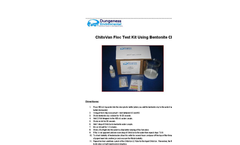 ChitoVan Floc Test Kit Using Bentonite Clay - Instructions Manual