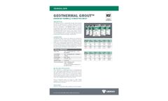 Geothermal Grout - Enhanced Thermally Conductive Grout - Datasheet