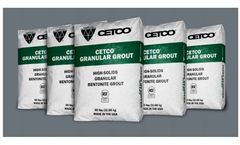 CETCO - High-Solids Granular Bentonite Grout