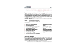 Practical Air Dispersion & Accidental Release Modeling Workshop - International (Seoul, Johannesburg, Lima)- Course Agenda Brochure