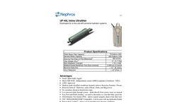 Nephros - Model DSU-H - Ultrafilter - Brochure