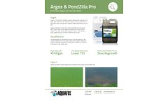 Aquafix - Model Argos - Lagoon Algaecide - Brochure