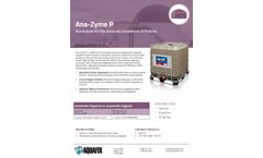 Aquafix - Model Ana-Zyme P - Concentrated Enzymes Blend - Brochure