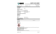 Aquafix - Model OxyFresh - Liquid Source of Oxygen - Safety Data Sheet