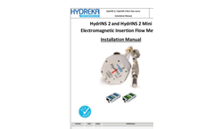 HYDREKA - Model HydrINS 2 - Electromagnetic Insertion Flowmeter - Manual