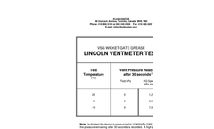 VSG Wicket Gate Grease - Lincoln Ventmeter Test