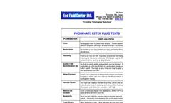 Phosphate Ester Fluid Tests Report