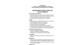 Advantages of Mov Long Life Valve Greases Brochure