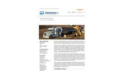 Environmental Services - Brochure