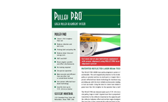 Seiffert - Model Pro Green KX-6850-ST - Lightweight Multi-Functional Pulley Alignment - Brochure
