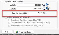 AERMOD View - Updates to Upper Air Processing with AERMET 24142