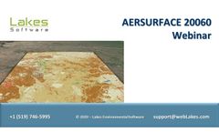 Lakes Environmental Software Webinar - Aersurface 20060 Part 1 - Intro - Video