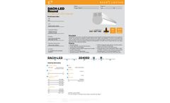 Model DACH-LED - Round Architectural LED Channel Luminaire - Datasheet