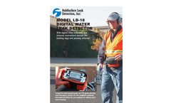 SubSurface - Model LD-18 - Digital Water Leak Detector - Brochure