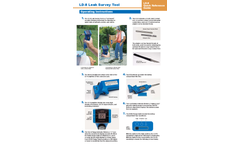SubSurface - Model LD-8 - Leak Survey Tool - Operating Instructions Manual