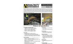 Model 2100-SE - Stationary Electric Material Handler Brochure