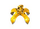 Builtrite - Model 4 Tine - Orange Peel Grapple