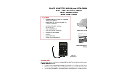 Alpha Plus Beta Gamma - Model ABFM-5, 6, & 7 - Floor Monitors - Brochure