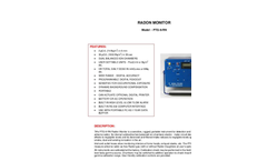TA - Model PTG-9-RN - Radon Monitor - Brochure