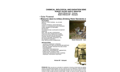 TA - Model Minitect-SC - Suitcase & Minitect-BP - Backpack - Chemical, Biological and Radiation Sensors Robust Water Safety Monitor Brochure