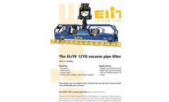 Schoenbeck - Model ELiTE - 12TD/16TD - Vacuum Pipe Lifter - Brochure