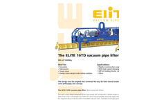 Schoenbeck - Model ELiTE 12TE/16TE - Vacuum Pipe Lifter- Brochure