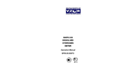 VZOR - MARK-509 - Dissolved Hydrogen Analyzer - Manual