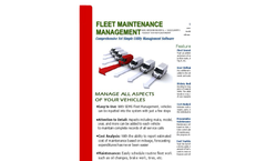 SEMS - Fleet Maintenance Management Software - Brochure