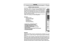 Model DO9709 Portable instrument and data logger for D.O. measure Brochure