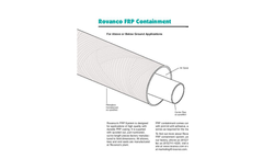 Rovanco - Fiberglass Containment Piping Systems for Above and Below Ground - Brochure
