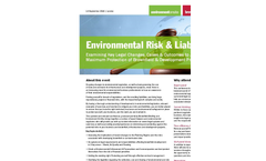 Environmental Risk & Liability Conference Programme
