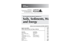 21st Annual International Conference on Soils, Sediments, Water, and Energy - Final Program Brochure