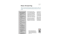 M102-i IR Asset Tag Spec Sheet