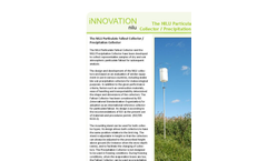 Innovation Nilu - Particulate Fallout Collector / Precipitation Collector - Brochure