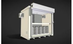 US Hazmat - Model TS1406 - 14` x 6` x 11` Tote Chemical Storage Building