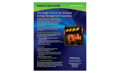 Profile Systems - Model P1900 - Wireless Energy Management System - Spec Sheet