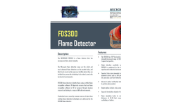 Micropack - Model FDS300 - Intelligent Visual Flame Detector  - Brochure