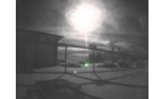 MICROPACK FDS301 - N-Heptane 1sqFt Pan Fire @ 44m in Direct Sunlight Video