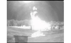 MICROPACK FDS301 - SD Card Recording of Texas LNG Fire Video