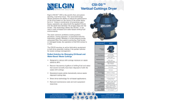 Elgin - Model CSI-D3 - Vertical Cuttings Dryer - Brochure