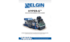 Elgin - Model Hyper-G - Dual-Motion Variable-Speed Shaker - Brochure