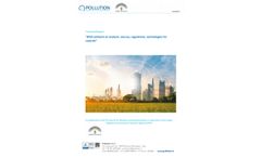 Technical Report: BTEX ambient air analysis: sources, regulations, technologies for controls