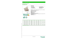 EcoPleat - Eco - High Efficiency Panels - Datasheet