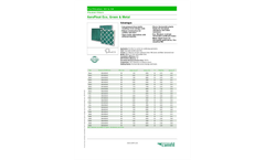 AeroPleat - Eco, Green & Metal - Datasheet