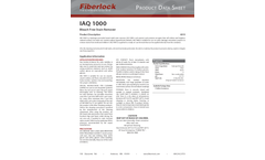 Fiberlock - Model IAQ 1000 - Hydrogen Peroxide Stain Remover - Brochure